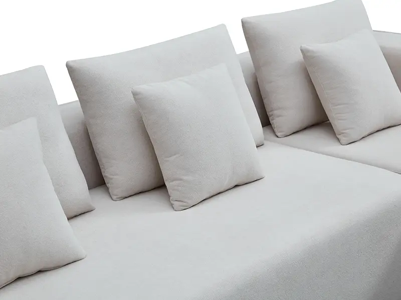 Modern Simple L-Shaped Vacuum Compression Sofa Set, Triple Seater for Living Room, Stylish & Compact