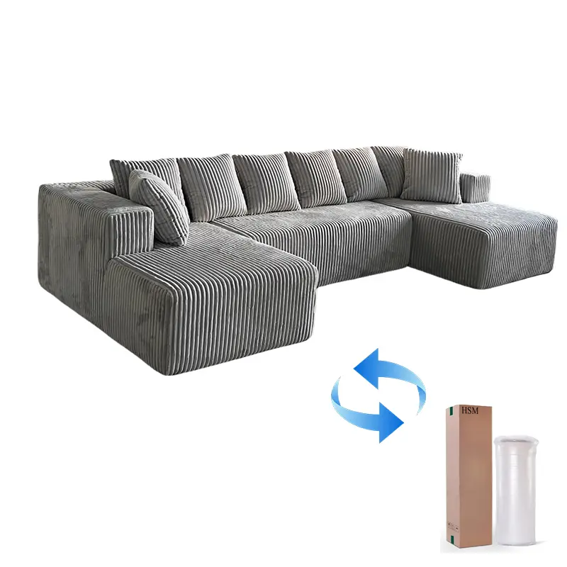 HSM-10702H foam compression sofa