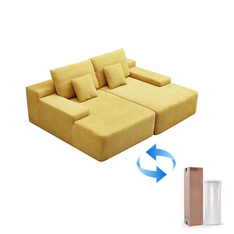 HSM-8201  compress spring sofa